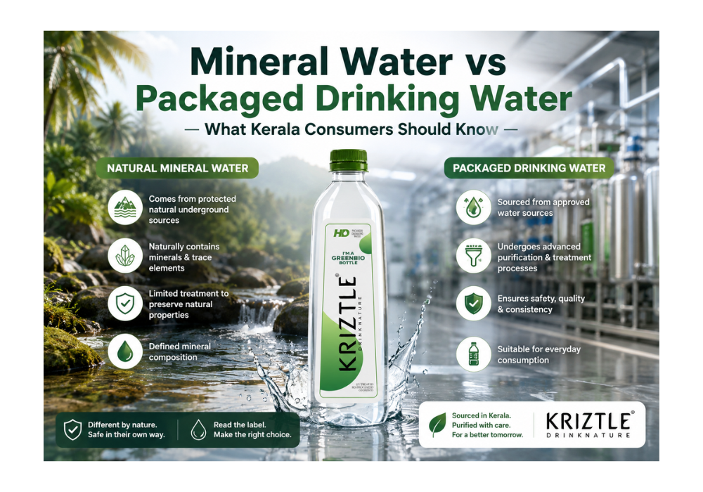 Mineral Water vs Packaged Drinking water kerala