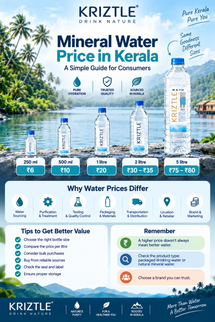 mineral water price in kerala
